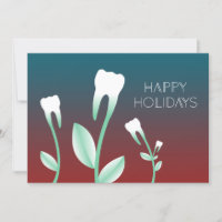 HAPPY HOLIDAYS flowering teeth