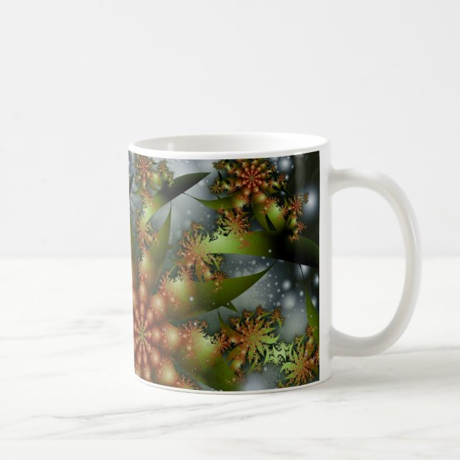 Happy Holidays Fractal Coffee Mug