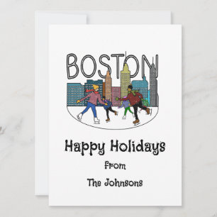 Happy Holidays from Boston Holiday Card