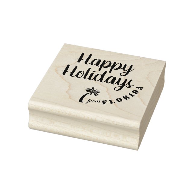 Happy Holidays from Florida Rubber Stamp (Stamp)