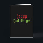 Happy Holidays from Jesus Holiday Card<br><div class="desc">Shirtuosity.com - T-shirts,  Stickers,  Buttons,  Mugs & More.  The web's funniest Humour Tees,  Retro Hoodies,  and too cool for school gear from www.Shirtuosity.com.</div>