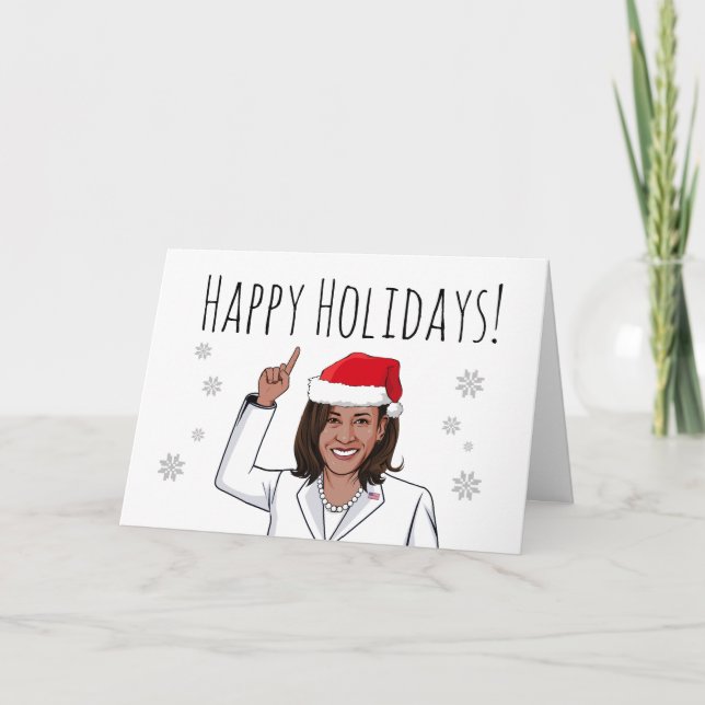 Happy Holidays from Kamala Harris Card (Front)