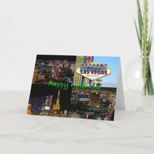 Happy Holidays from Las Vegas Card (Scenic)