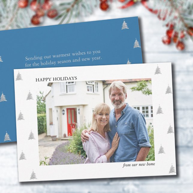 Happy Holidays from New Home Simple Photo Moving Announcement (Creator Uploaded)