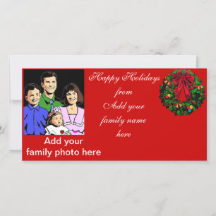 Happy Holidays,from our family_ Holiday Card