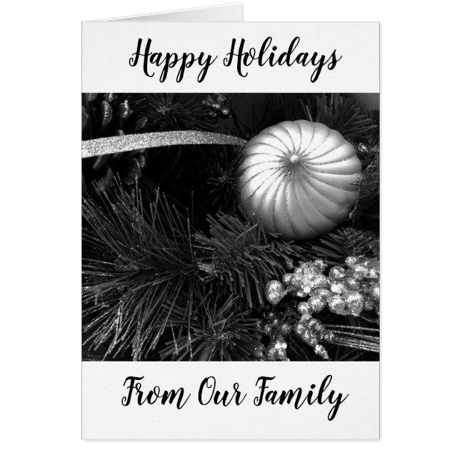 ***HAPPY HOLIDAYS*** FROM OUR FAMILY TO YOURS (Front)