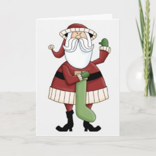 ****HAPPY HOLIDAYS*** FROM SANTA! HOLIDAY CARD