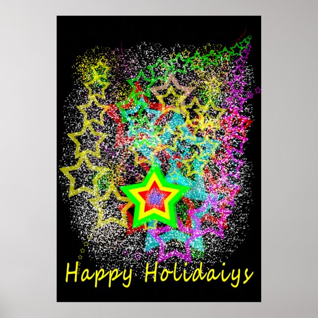 HAPPY HOLIDAYS FROM STARS POSTER (Front)