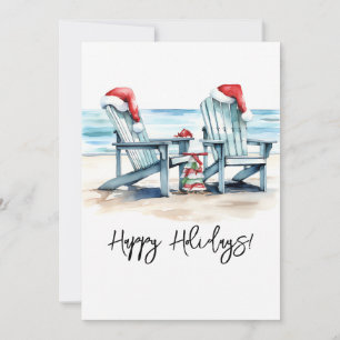 Happy Holidays from the Beach! Holiday Card