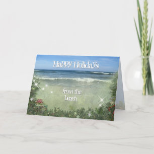 Happy Holidays from the Beach Holiday Card