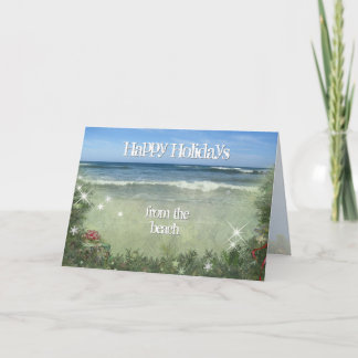 Happy Holidays from the Beach Holiday Card