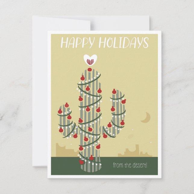 Happy Holidays From the Desert! Holiday Card (Front)