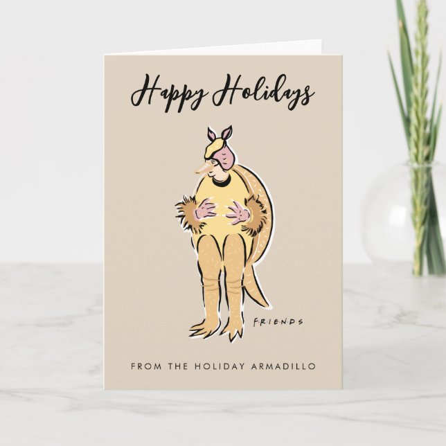 Happy Holidays from the Holiday Armadillo Card (Front)
