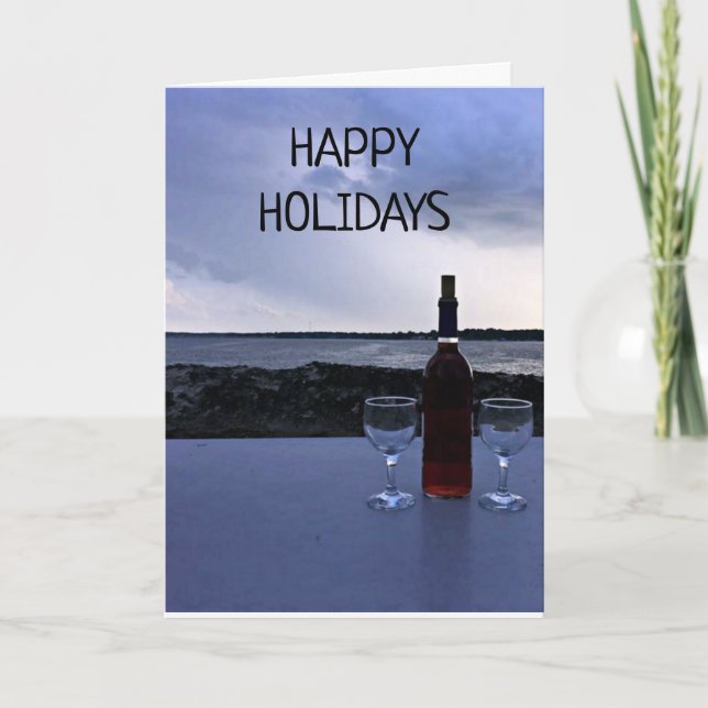 ****HAPPY HOLIDAYS FROM THE LAKE**** CARD (Front)
