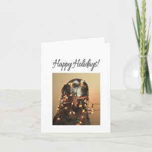 Happy Holidays german shorthaired pointer Holiday Card