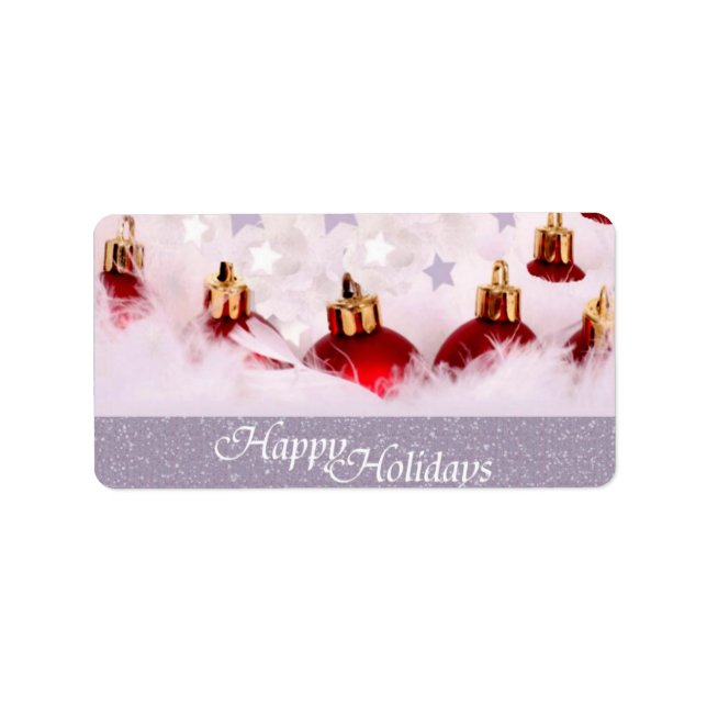 Happy Holidays Gift Tag (Front)