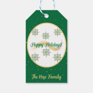 Happy Holidays Gift Tag
