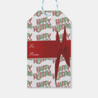 Happy Holidays - Gift Tags