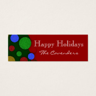 Happy Holidays Gift Tags