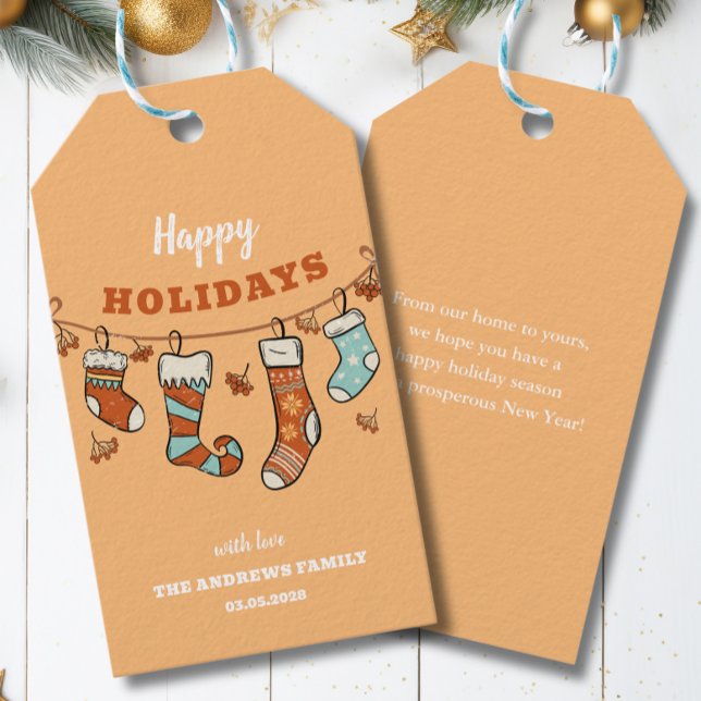 Happy Holidays  Gift Tags (Creator Uploaded)