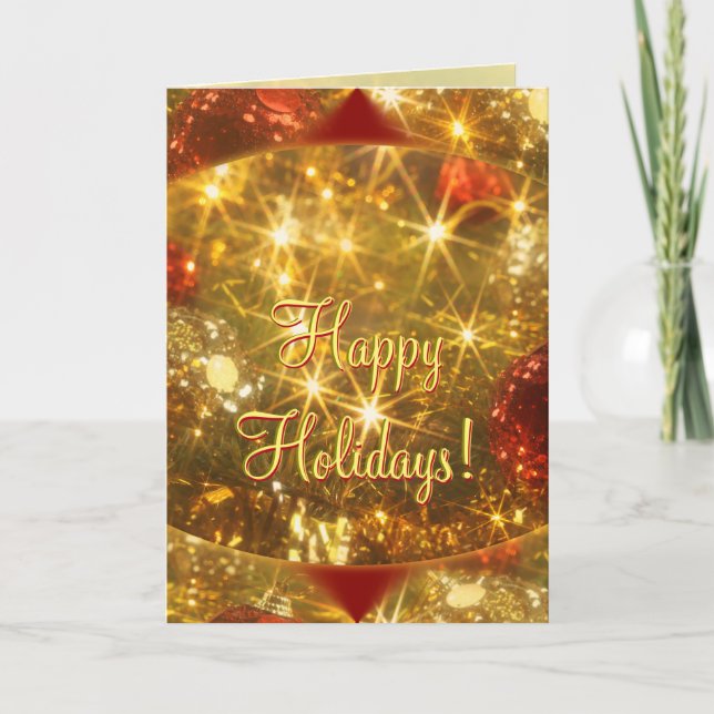 Happy Holidays Greeting Card (Front)