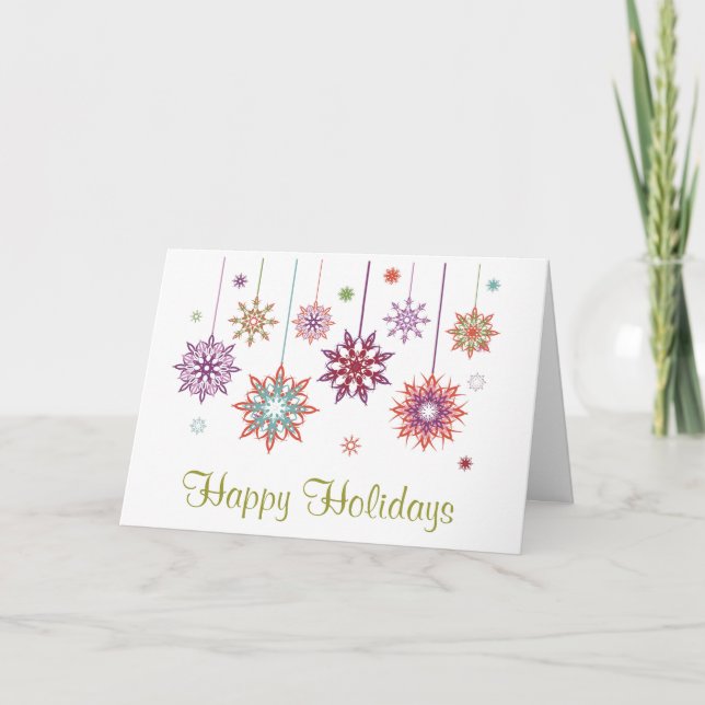 Happy Holidays Greeting Card (Front)