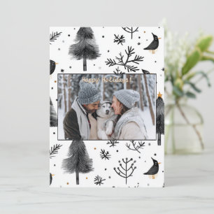 Happy Holidays Greetings Family Christmas Holiday Card