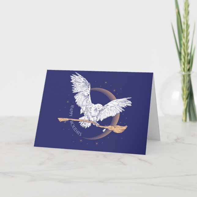 Happy Holidays Hedwig Delivery Holiday Card (Front)