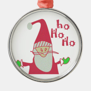 Happy Holidays Ho Ho Ho Merry Christmas Metal Tree Decoration