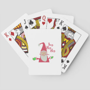 Happy Holidays Ho Ho Ho Merry Christmas Playing Cards