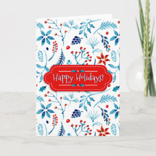 Happy Holidays Holiday Card