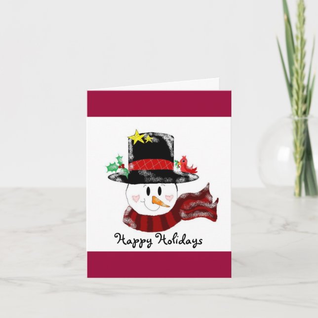 Happy Holidays Holiday Card (Front)