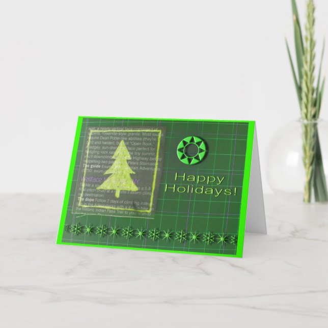 Happy Holidays Holiday Card (Front)