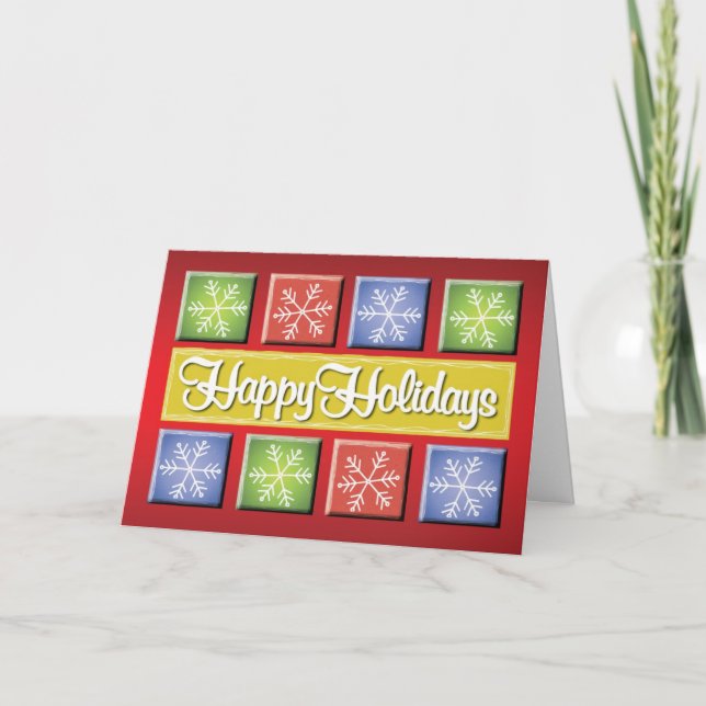 Happy Holidays Holiday Card (Front)