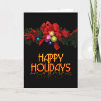 Happy Holidays Holiday Card