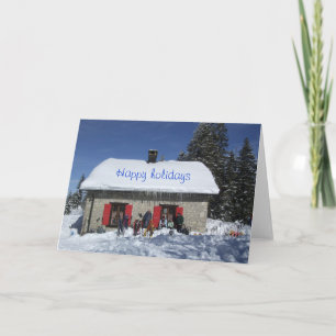 Happy holidays holiday card