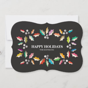 HAPPY HOLIDAYS HOLIDAY CARD