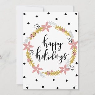 Happy Holidays Holiday Card