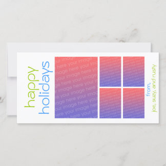 happy holidays holiday card