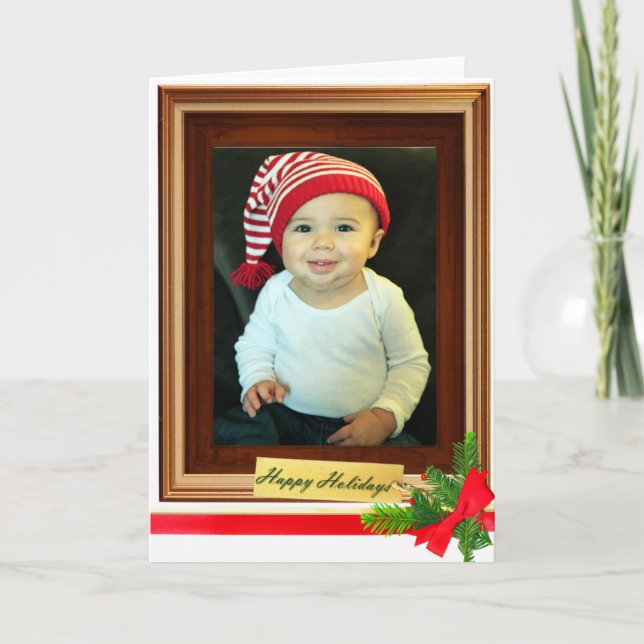 Happy Holidays Holiday Card (Front)