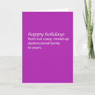 happy holidays! holiday card