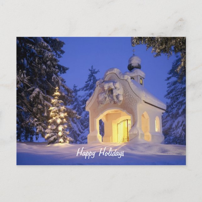 Happy Holidays Holiday Postcard (Front)
