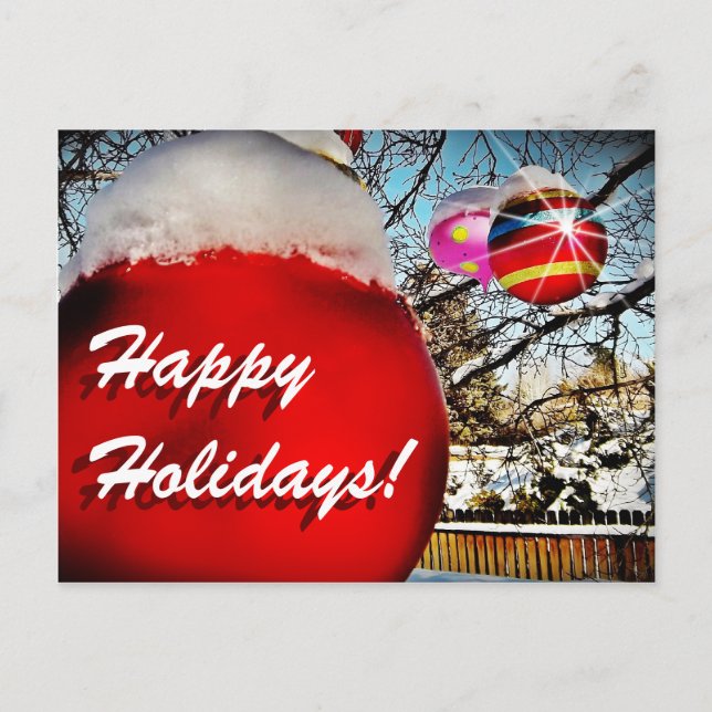 Happy Holidays! Holiday Postcard (Front)