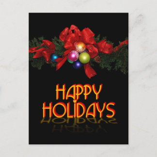 Happy Holidays Holiday Postcard