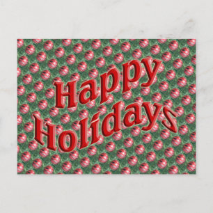 Happy Holidays Holiday Postcard