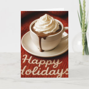 Happy Holidays Hot Cocoa Holiday Card