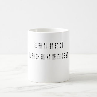 Happy Holidays in Braille Coffee Mug