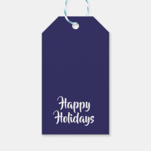 Happy Holidays Indigo Blue #26235C Gift Tags