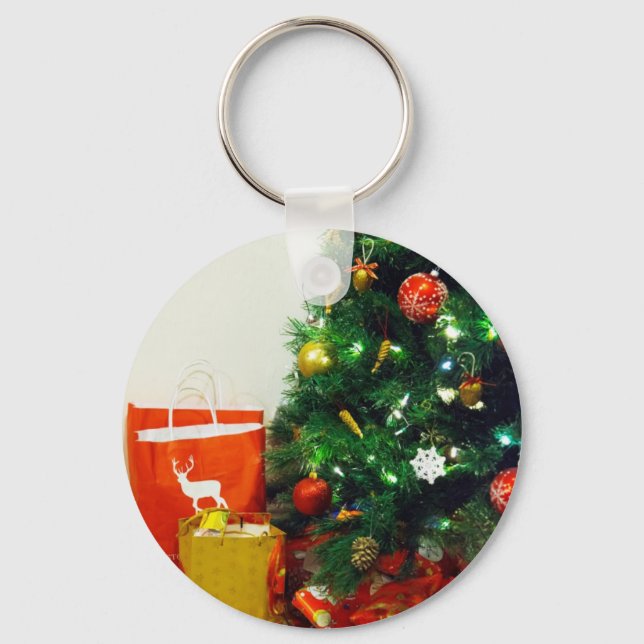 HAPPY HOLIDAYS KEY RING (Front)