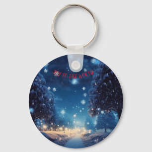 HAPPY HOLIDAYS KEYCHAIN